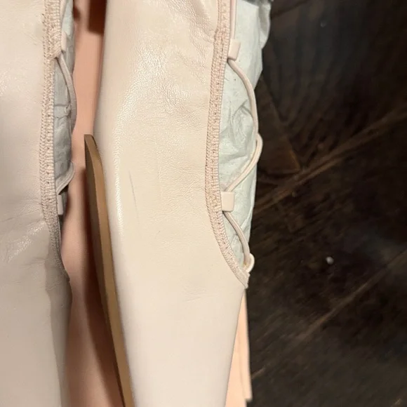 Reformation x NYC Ballet Barbara Ballet Flat Morning Dew Size 9